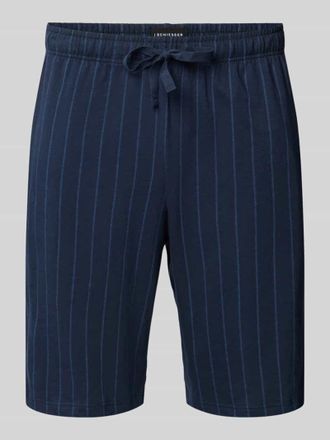 Schiesser Sweatshorts mit Eingrifftaschen in Dunkelblau, Größe 48