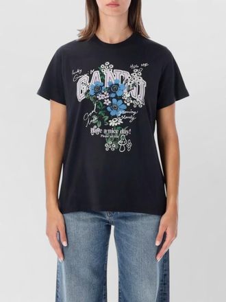 Ganni relaxed organic cotton t-shirt