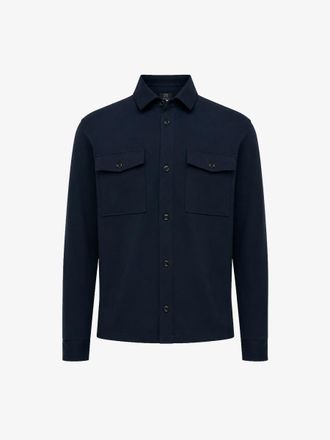 Genti Overshirt Midtown | Donkerblauw