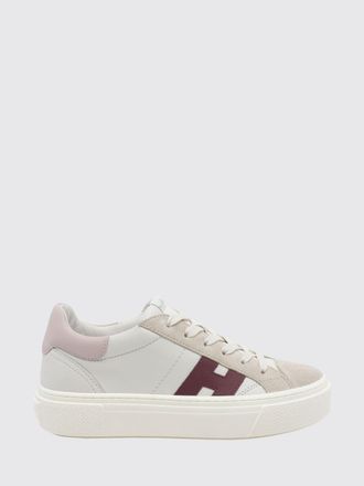 Hogan Crosswind Platform Sneakers in Smooth and Suede Calfskin