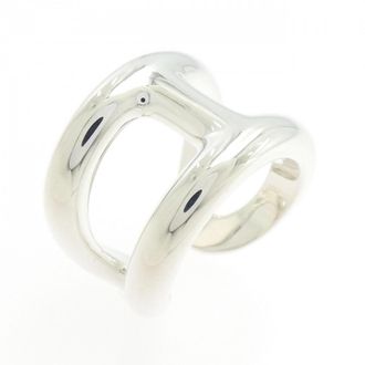 Herm&egrave;s Silver 925 Band Ring (Pre-Owned)