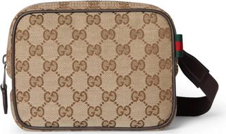 Gucci GG canvas mini tas - Dames - Schoudertassen - Beige - ONE Size - Nylon - Tassen