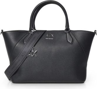 A|X Armani Exchange Borsa convertibile con manico superiore - - Bags - Donna - Nero - ONE SIZE