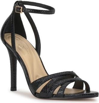 Jessica Simpson Calisa Ankle Strap Sandal in Black at Nordstrom, Size 7.5