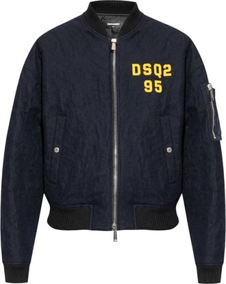 Dsquared2 Kaban Bomberjack - Heren - Bomber jackets - Blauw - M - Nylon - Jassen