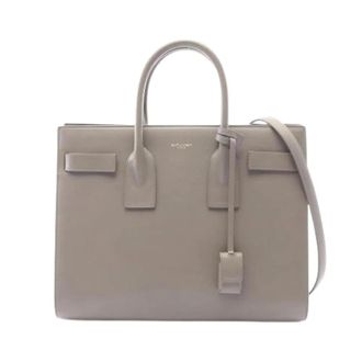 Saint Laurent Pre-owned Tote Bags, female, Gray, Size: ONE SIZE Pre-owned Vintage Tote Bag