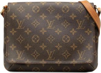 Louis Vuitton Pre-owned Cross Body Bags, female, Brown, Size: ONE SIZE Pre-owned Printed Pattern Shoulder Bag
