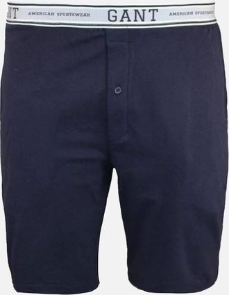 GANT Mens GANT Cotton Lounge Shorts, Evening Blue - Size: 37/36/32