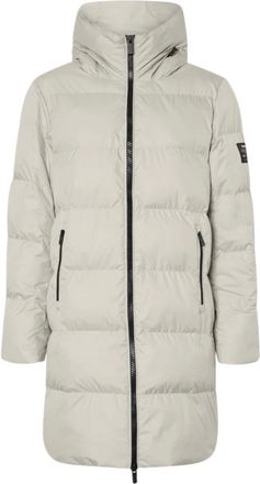 Ecoalf Plumas largo Manlie - Dames - Parka Jassen - Wit - L - Jassen