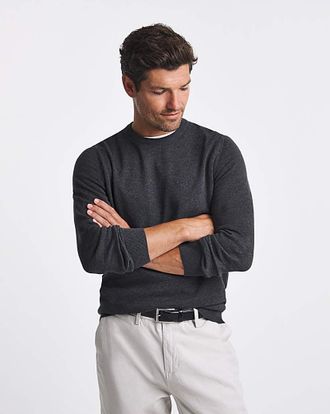 Barbour Pima Cotton Crew Neck Sweater