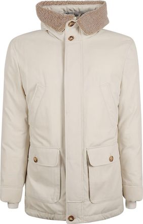 Brunello Cucinelli Multicolor Cotton Full-Length Mens Jacket