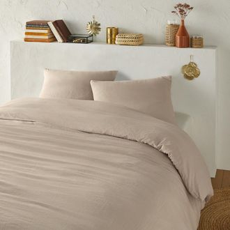 La Redoute Interieurs Bedset in gewassen microvezel, recycled polyester