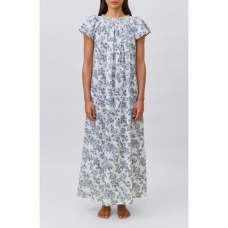 Papinelle Sleepwear Nostalgia Maxi Nightgown in White at Nordstrom, Size X-Small