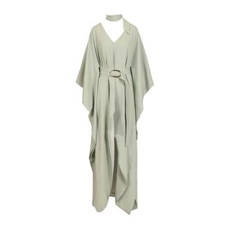 Taller Marmo Cassandra Kaftan - female - Taller Marmo - Maxi Dresses - Green - 2XS - Dresses
