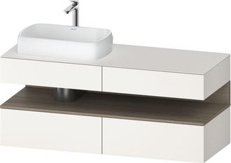 Duravit Duravit Qatego Consola Mueble Bajo Lavabo, 2 Extensiones, 2