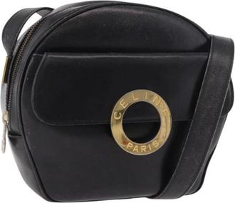 Celine Pre-owned Vintage Shoulder Bag - Dames - Vintage Schoudertas - Zwart - ONE Size - Leer - Vintage