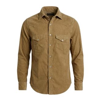 CHESAPEAKE'S Western Fluweel Shirt Flagstaff - Heren - Overhemden - Bruin - Maat: XL Taf
