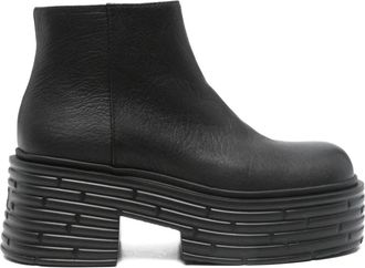 AGL 70 mm laarzen met ronde neus - Zwart