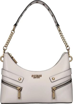 Guess Trissa Schoudertas - Dames - Schoudertassen - Beige - ONE Size - Leer - Tassen