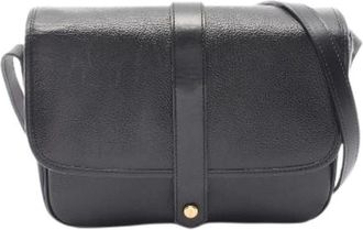 Saint Laurent Pre-owned Vintage Leren Schoudertas - Dames - Vintage Schoudertas - Zwart - ONE Size - Leer - Vintage
