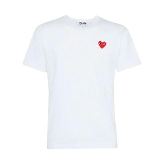Comme Des Gar&ccedil;ons Heren, Tops, Wit, Maat: L Katoen
