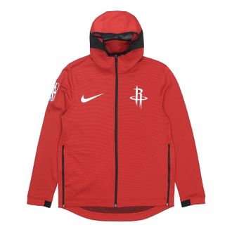 Nike houston rockets Player Edition Hooded Jacket Red 940131-657