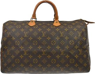 Louis Vuitton Speedy Monogram Canvas Brown Canvas Handbag (Pre-Owned)