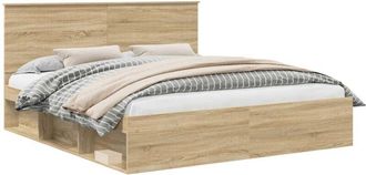 vidaXL Estructura De Cama Sonoma 180 X 200 Cm Madera De Pino Macizo Vidaxl