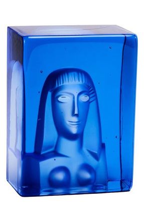 Kosta Boda Azur Blue Crystal D&eacute;cor in She/Blue at Nordstrom