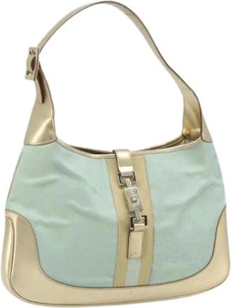 Gucci Pre-owned Shoulder Bags, female, Blue, Size: ONE SIZE Pre-owned Vintage jackie shoulder bag