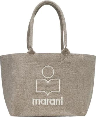 Isabel Marant Isabel Marant, Tote Bags, female, Beige, Size: ONE SIZE Yenky Zipped Bag