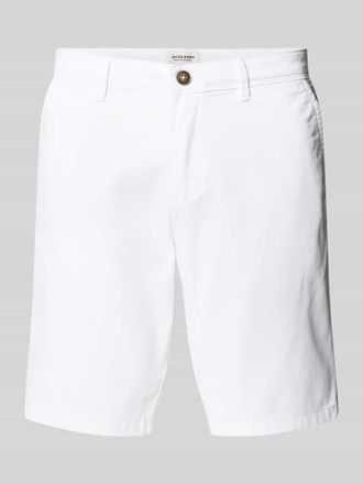 Jack & Jones Jack & Jones Regular Fit Bermudas mit Eingrifftaschen Modell IBOWIE in Weiss, Gr&ouml;&szlig;e XL
