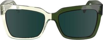 Calvin Klein Green Butterfly Ladies Sunglasses CKJ24606S 008 54