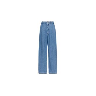 Sportmax Dames, Jeans, Blauw, Maat: W27 Katoen