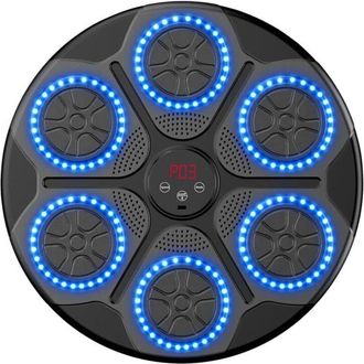 OEM M&aacute;quina De Boxeo Musical - 9 Modos De Luz Rgb Bt Con Contador, Velocidad Ajustable, Objetivo De Pared Para Ejercicio En Casa/alivio Del Estr&eacute;s - Adult