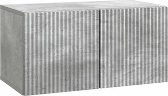 vidaXL Mueble Para Tv De Pared 59,5 X 31 X 30 Cm Gris Hormig&oacute;n Vidaxl