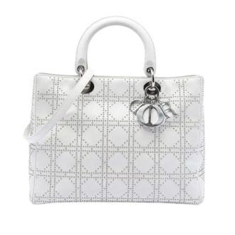 Dior Pre-owned Handbags, female, White, Size: ONE SIZE Pre-owned Vintage Handbag