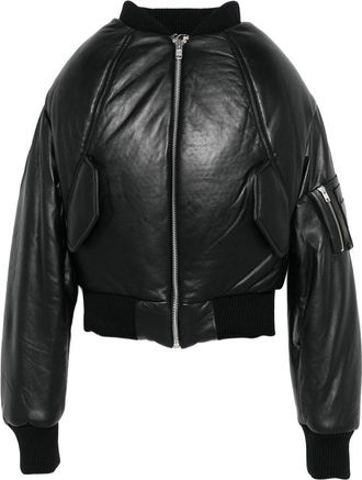 Duran Lantink Leather Outerwears Nero-Donna