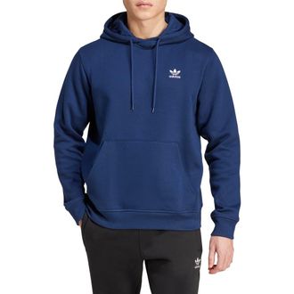adidas Originals Trefoil Essentials Hoodie in Night Indigo at Nordstrom, Size Xx-Large