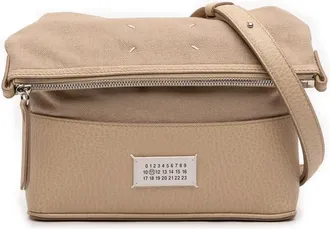 Maison Margiela Pre-owned Maison Margiela Small Canvas and Grained Calfskin 5AC Foldable Crossbody Ladies D5SHQX2M4KGWIBZL