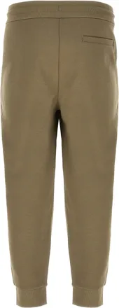HUGO BOSS Regenerative Cotton-Blend Joggers - Olive