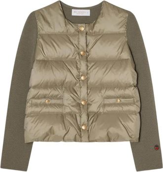 Busnel Iva Down Jacket - Dames - Gewatteerde jassen - Groen - M - Wol - Jassen