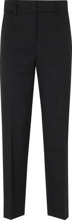 Seventy Black Straight-Leg Virgin Wool-Blend Formal Pants