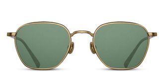 Matsuda M3101 SUN AG-DBR Mens Sunglasses Gold Size 52