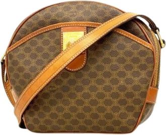 Celine Pre-owned Cross Body Bags, female, Brown, Size: ONE SIZE Pre-owned Vintage Shoulder Bag