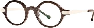Theo Duet Round Frame - unisex - Brillen - Bruin - 45 MM - Accessoires
