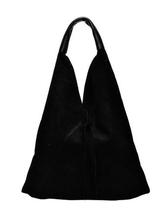 Anna Luchini Zwart Rundleer Tas