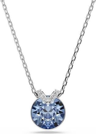 Swarovski Bella Crystal Pendant Necklace in Blue/Silver at Nordstrom