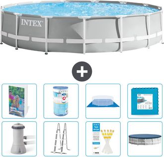 Intex Piscina Prism Frame Redonda - 457x107 Cm - 9-piezas S602