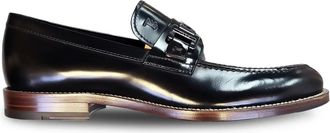 Tod's buckle-detail leather loafers - Black
